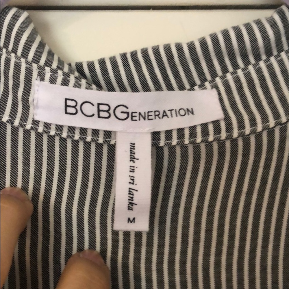 BCBGeneration Ruffle Shirt Dress - Picture 5 of 6